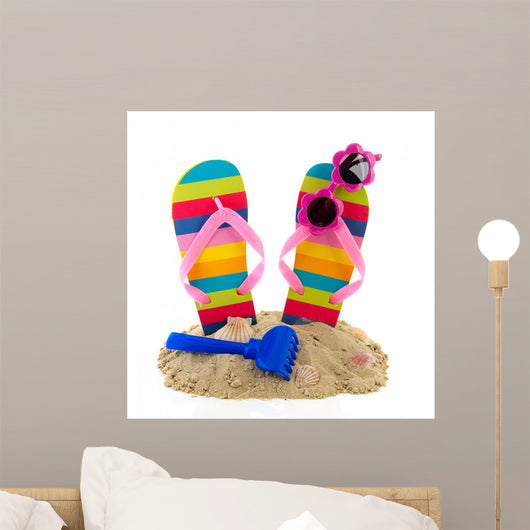 Vacation at the beach Wall Mural