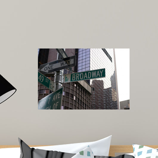 Broadway and 49th Street Wall Mural