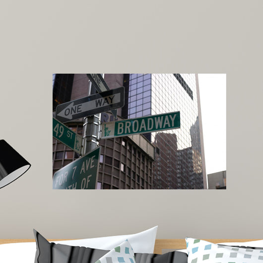 Broadway and 49th Street Wall Mural