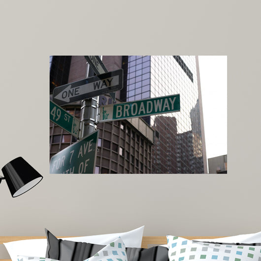 Broadway and 49th Street Wall Mural