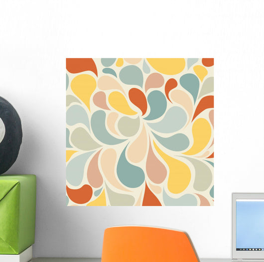 Abstract Retro and Seamless Wall Decal