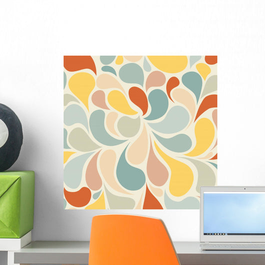 Abstract Retro and Seamless Wall Decal