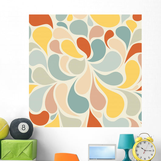 Abstract Retro and Seamless Wall Decal