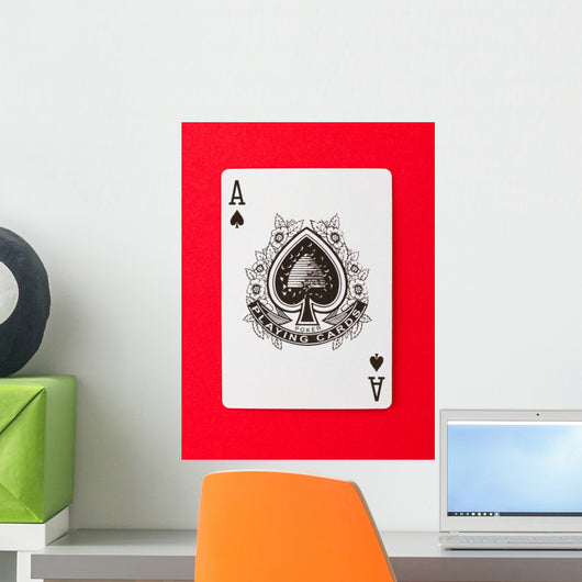 Playing Card (ace) Wall Mural