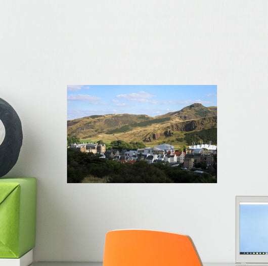 Panorama Holyrood park Edinburgh Wall Mural