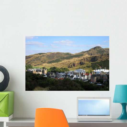 Panorama Holyrood park Edinburgh Wall Mural