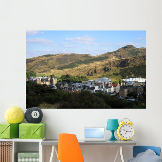 Panorama Holyrood park Edinburgh Wall Mural