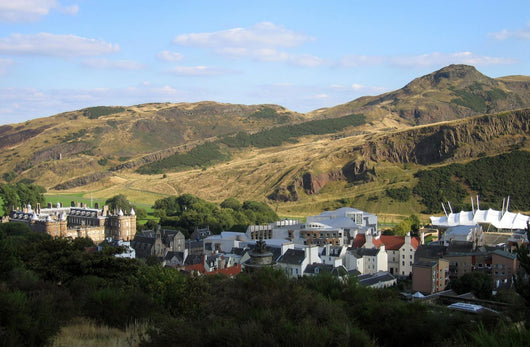 Panorama Holyrood park Edinburgh Wall Mural