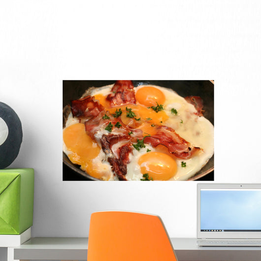 fried eggs Wall Mural