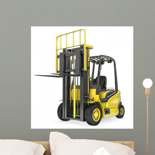 Yellow Fork Lift Truck