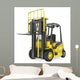 Yellow Fork Lift Truck