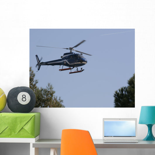 hélicoptére Wall Mural
