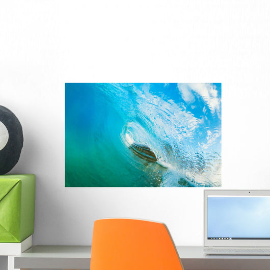 Ocean Wave Tunnel Wall Decal