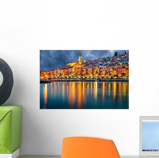 Provence Village Menton after Wall Decal