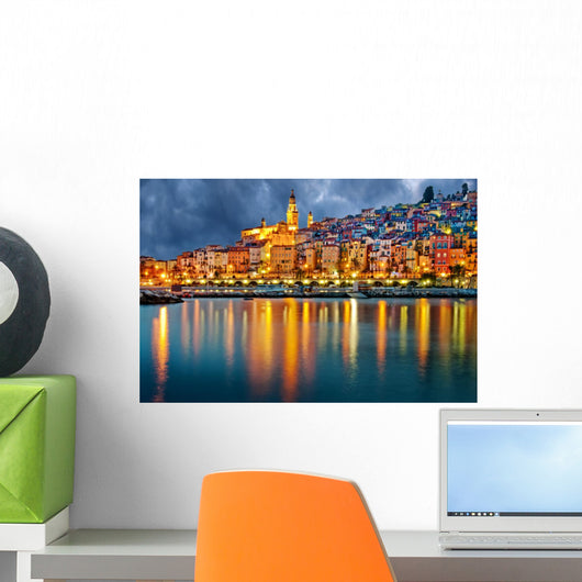 Provence Village Menton after Wall Decal
