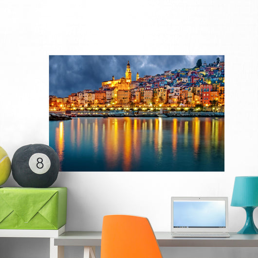 Provence Village Menton after Wall Decal