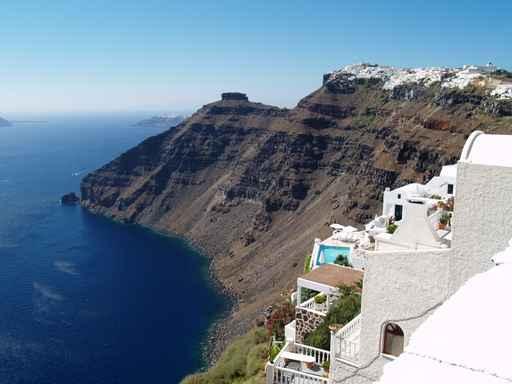 Santorini Island Wall Decal