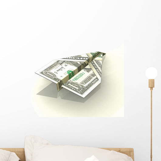 3D Concept Illustration Folded Wall Decal