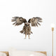 Landing Portrait Brown Wood Owl Wall Decal