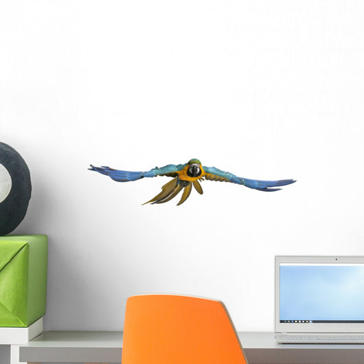 Portrait Blue and Yellow Wall Decal