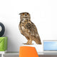 Eurasian Eagle-owl Standing Left Side Wall Decal