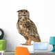 Eurasian Eagle-owl Standing Left Side Wall Decal