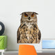 Portrait Eurasian Eagle-owl Close-up Wall Decal