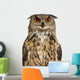 Portrait Eurasian Eagle-owl Close-up Wall Decal