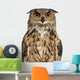 Portrait Eurasian Eagle-owl Close-up Wall Decal