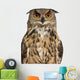 Portrait Eurasian Eagle-owl Close-up Wall Decal