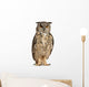Eurasian Eagle Owl Wall Decal
