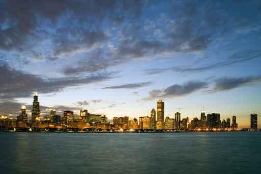 Panorama Downtown Chicago Wall Decal