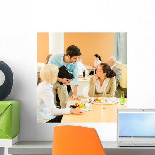 Lunch Break Office Colleagues Wall Decal