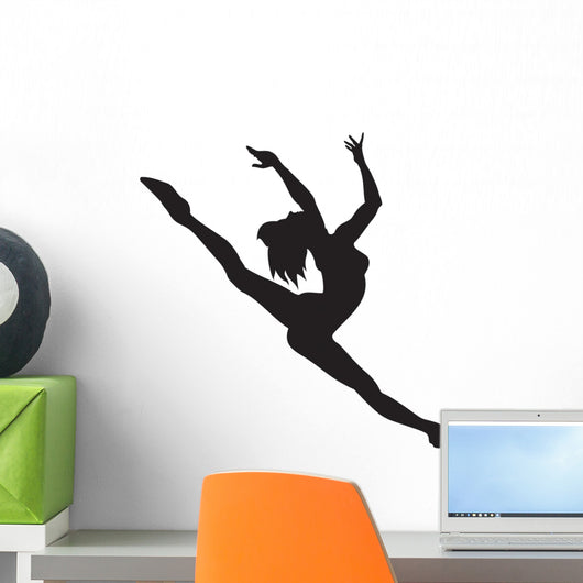 Ballerina Silhouette - Grand Jete Wall Decal
