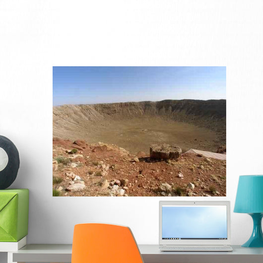 Meteor Crater Arizona against Wall Decal