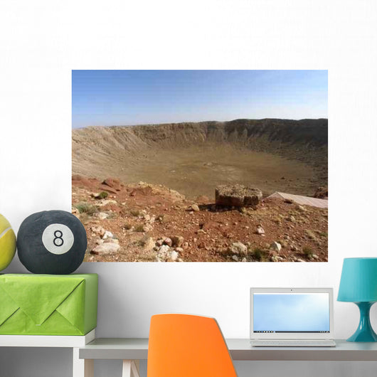 Meteor Crater Arizona against Wall Decal