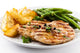 Grilled Steaks Baked Potatoes Wall Decal