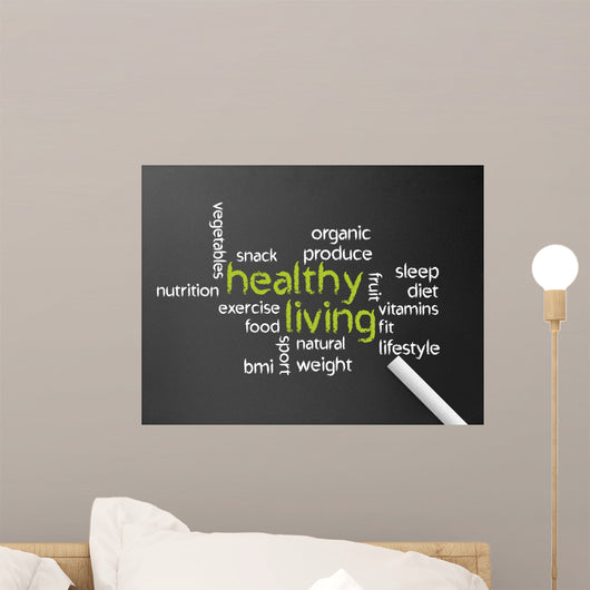 Healthy Living Wall Decal
