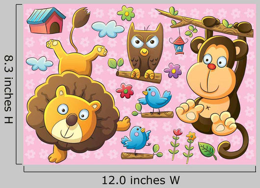 Cute Animals Wall Decal
