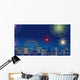 Bill Street Fireworks Horizontal Wall Decal