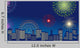 Bill Street Fireworks Horizontal Wall Decal
