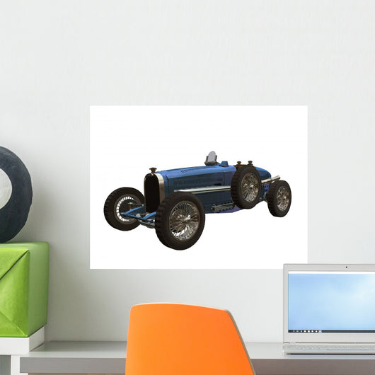Automobile Retro Wall Decal