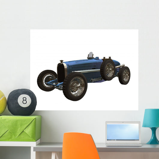 Automobile Retro Wall Decal