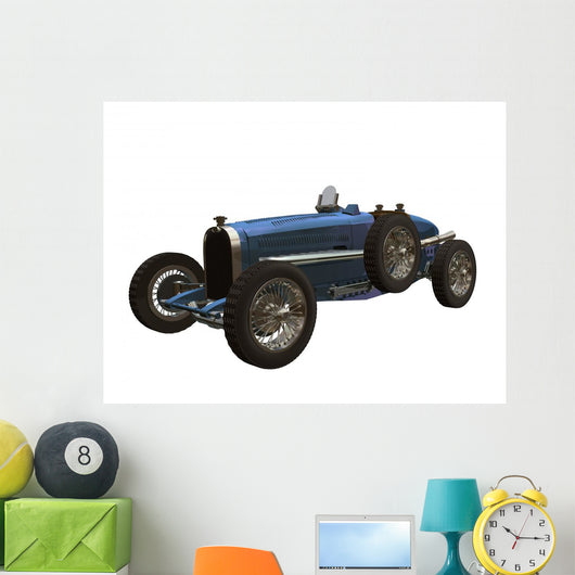 Automobile Retro Wall Decal