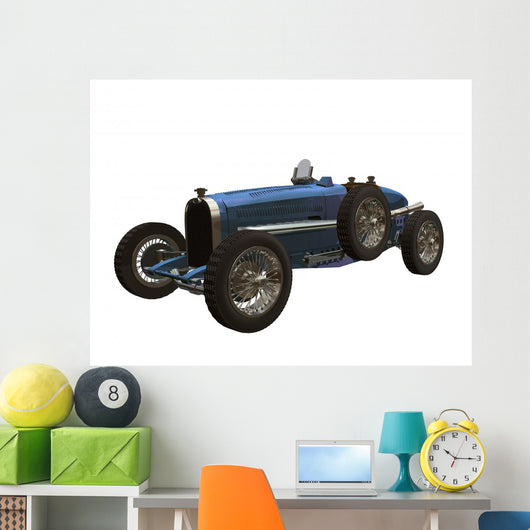 Automobile Retro Wall Decal