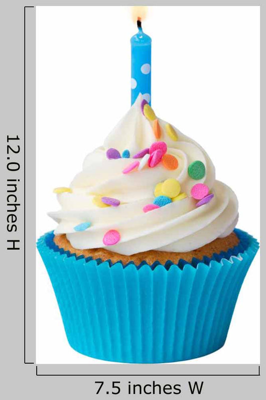 Birthday Cupcake Wall Decal