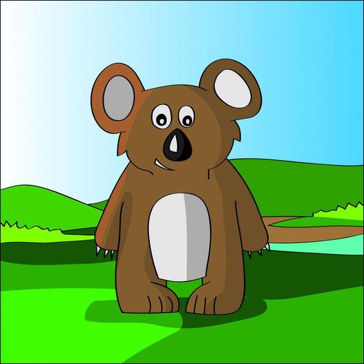 Cartoon Koala Wall Decal