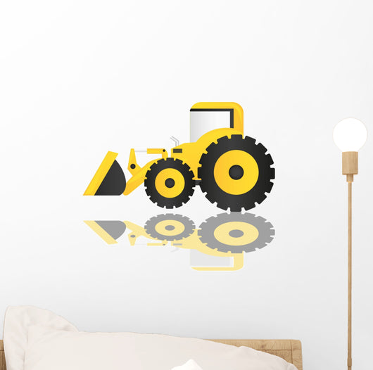 Backhoe Wall Decal