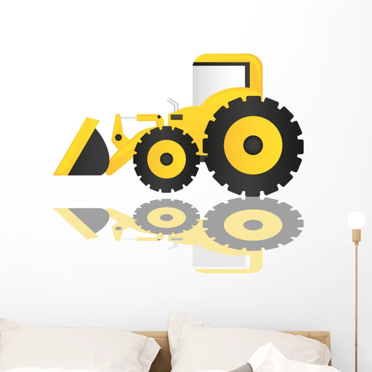 Backhoe Wall Decal