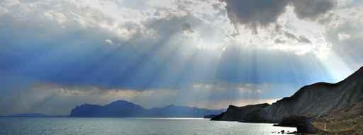 Sky and Mountains Wall Decal